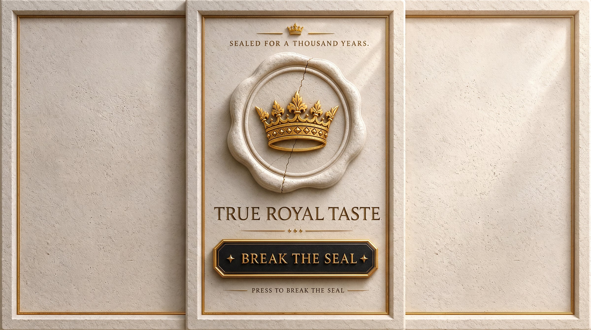 Break the seal