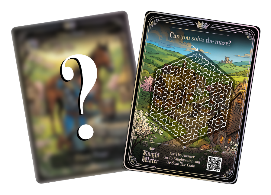 Knight Water secret challenge cards
